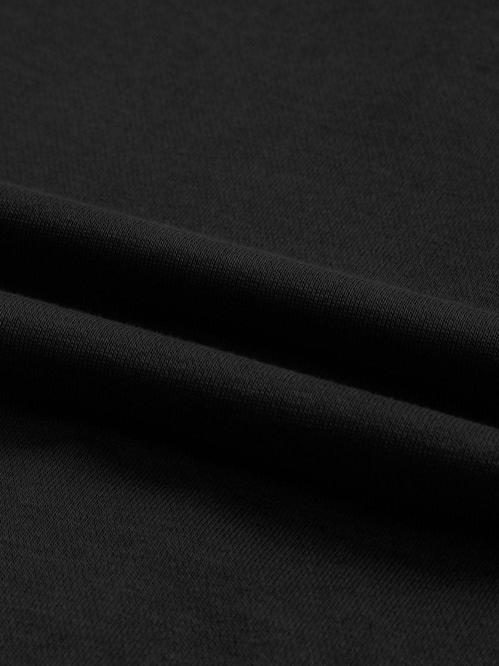 Black Exposed Seam Zip-Up Hooded Jacket