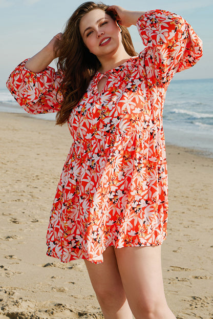 womens plus size floral dresses