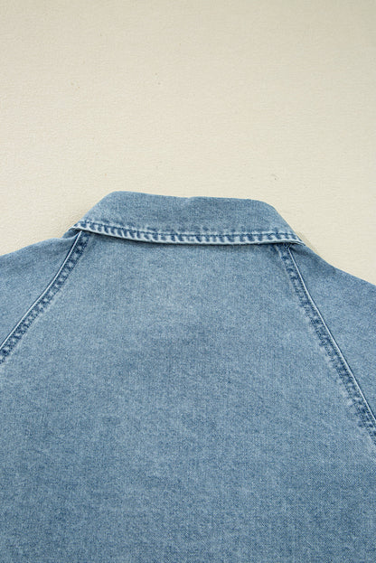 denim shirt mini dress
