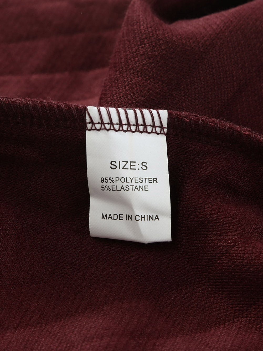 Fiery Red Plaid Trim Sweatshirt with Geometric Detail