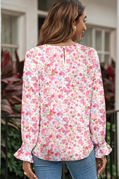 lantern long sleeve blouse