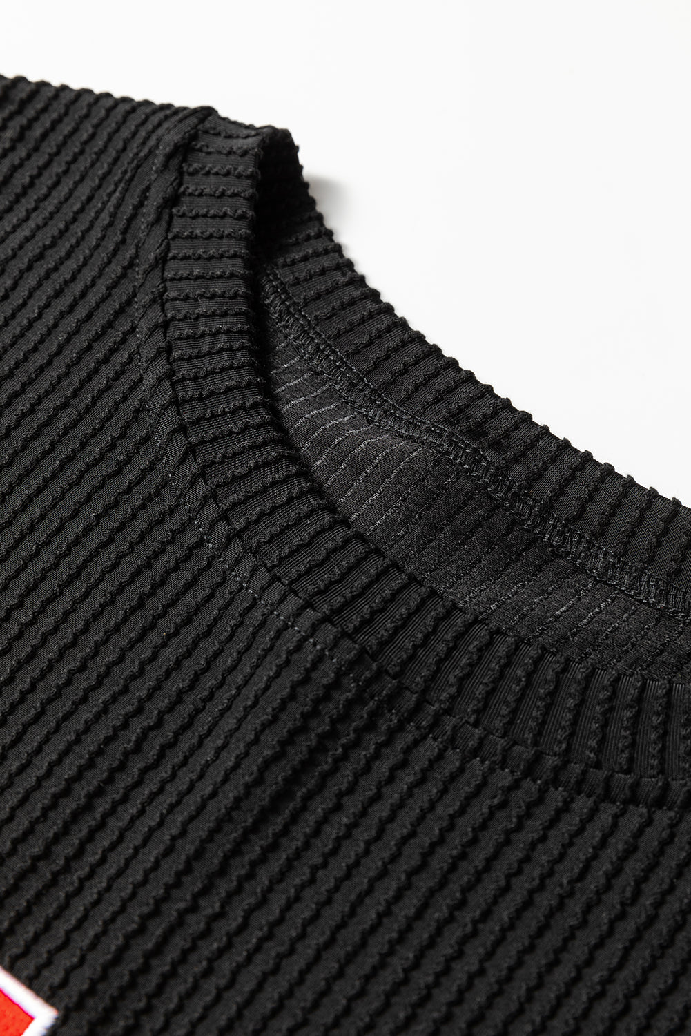 Black JOLLY Corded Long Sleeve Top and Pockets Pants Set