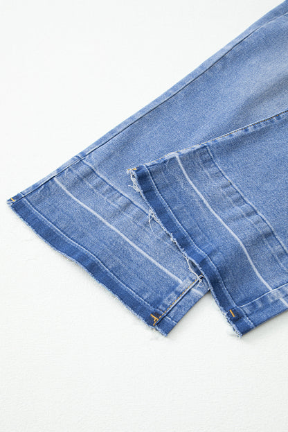blue loose jeans