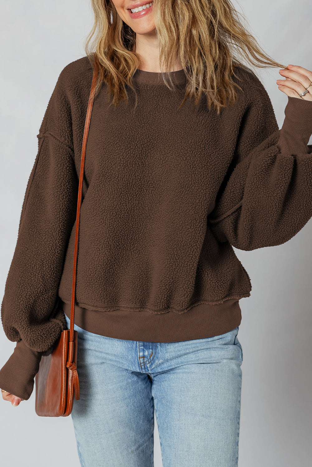 fleece winter sweatshirt