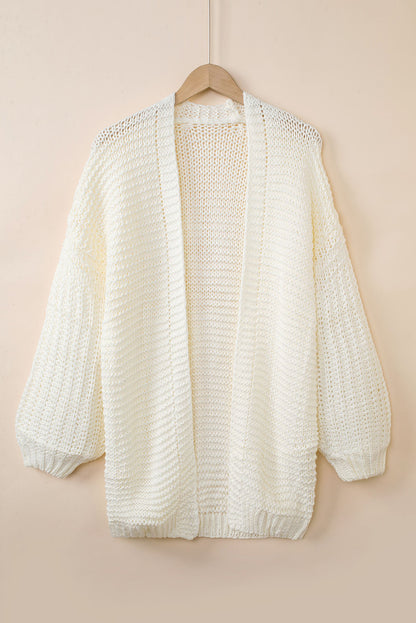 puff sleeve cardigan