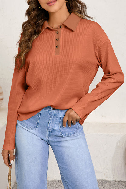 thermal knit top
