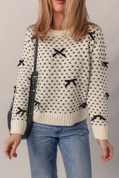 bow sweater womens