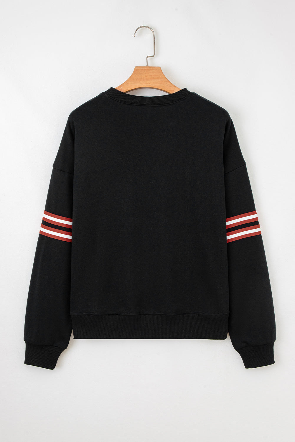 black graphic sweatshirt