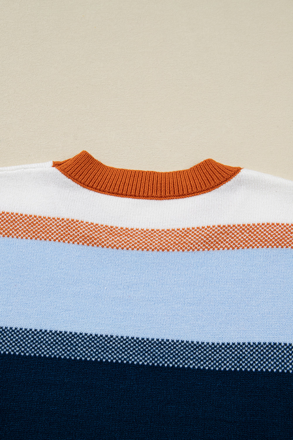 color block sweater