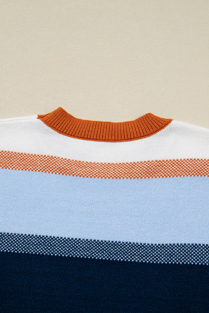color block sweater