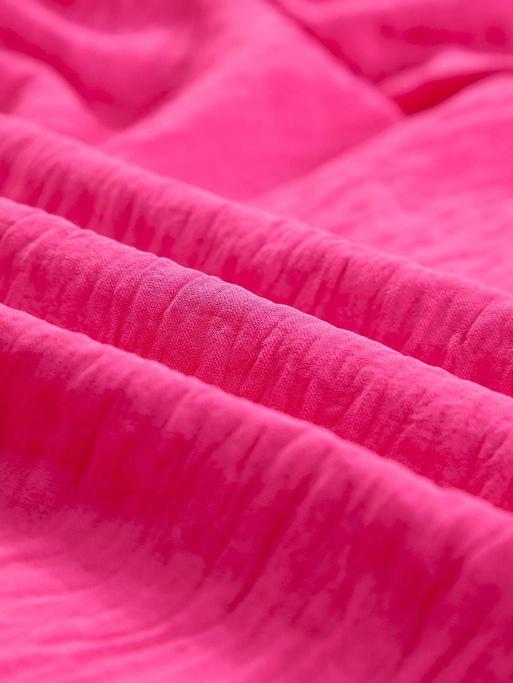 Pretty in Pink V-Neck Ruffle Tunic Top with Tie Back