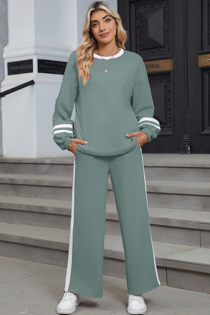 varsity sweatpant set