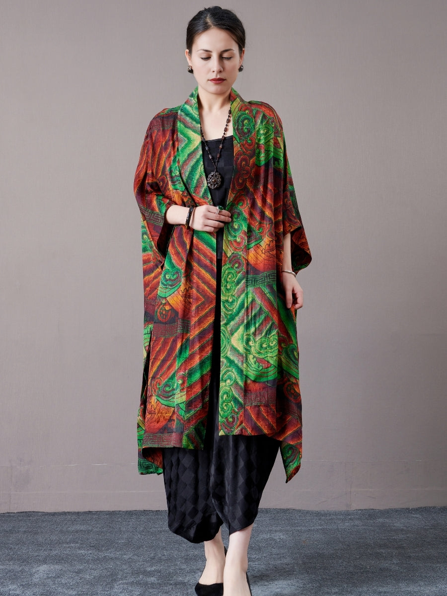 Bohemian Patchwork Kimono Jacket