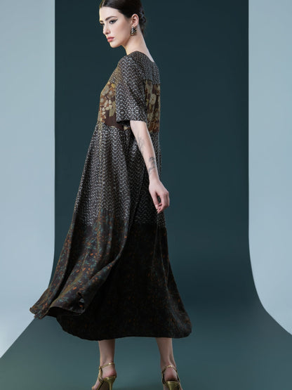 Elegant Bohemian Floral Maxi Dress