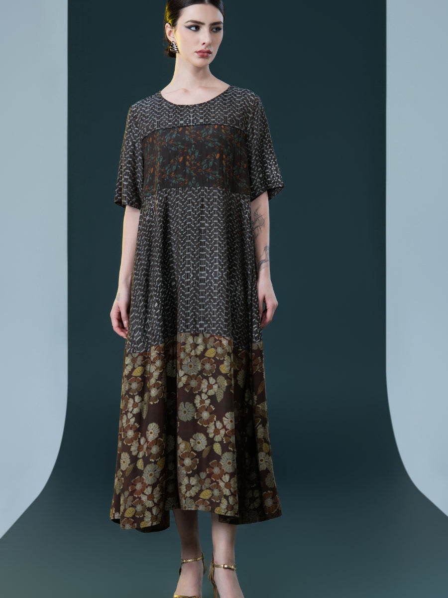 Elegant Bohemian Floral Maxi Dress