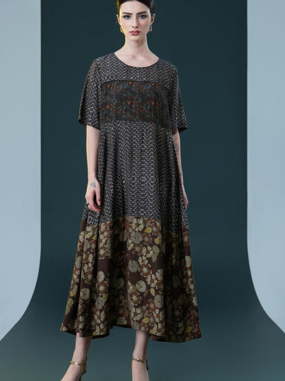 Elegant Bohemian Floral Maxi Dress