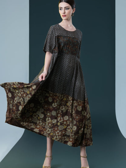 Elegant Bohemian Floral Maxi Dress