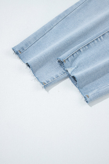 distressed skinny jeans