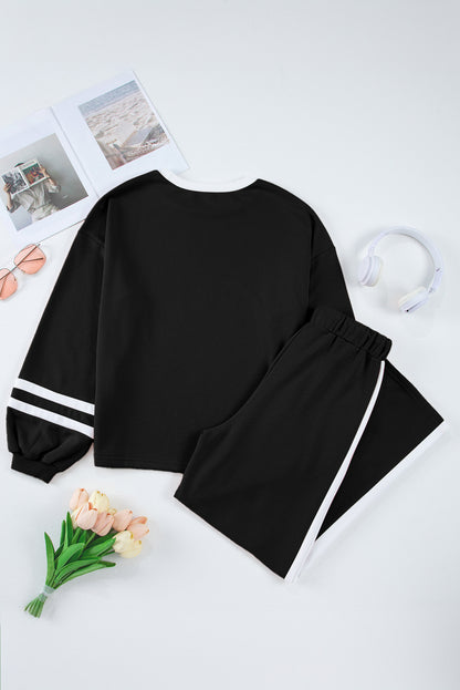 varsity sweatpant set