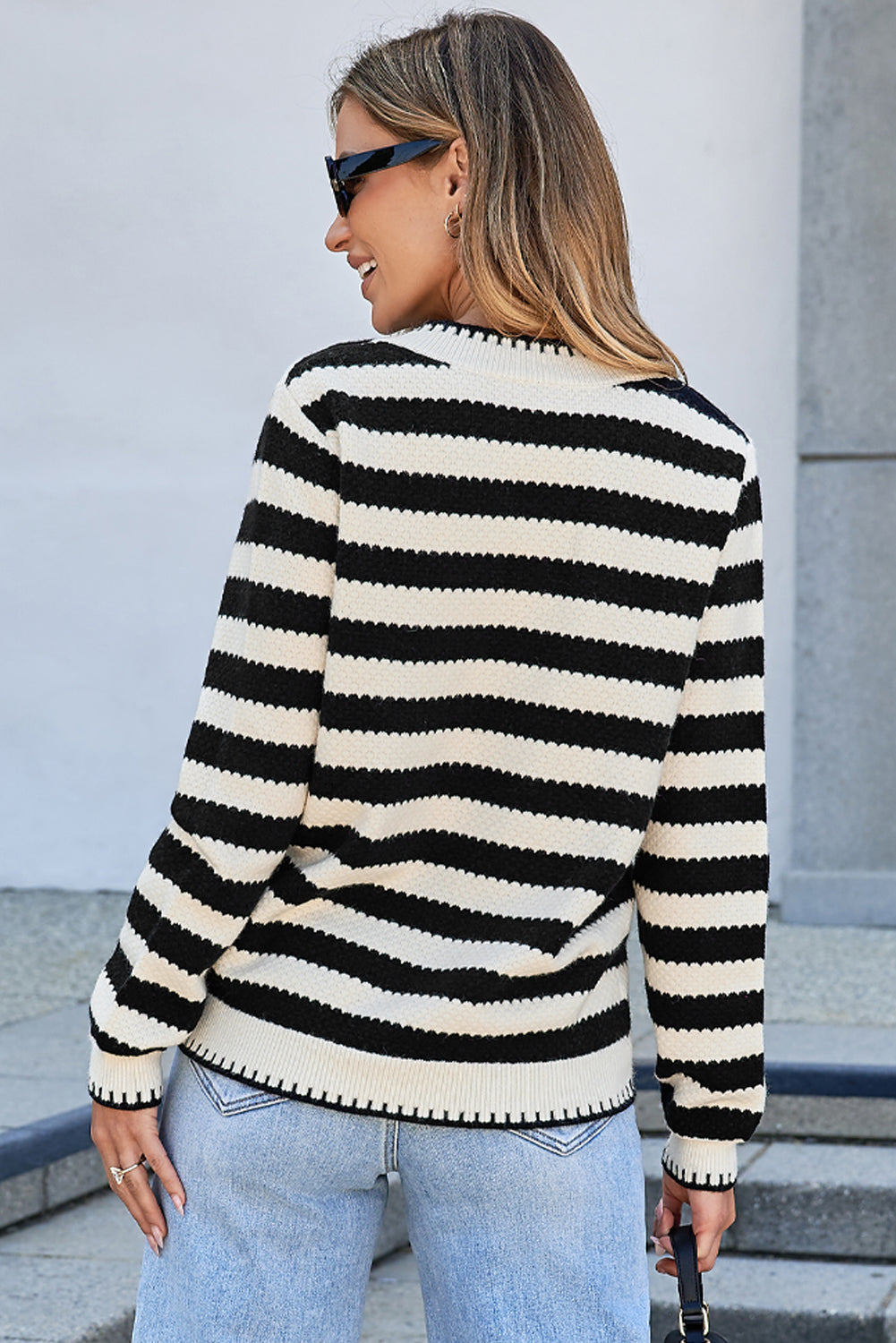 striped cardigan womens