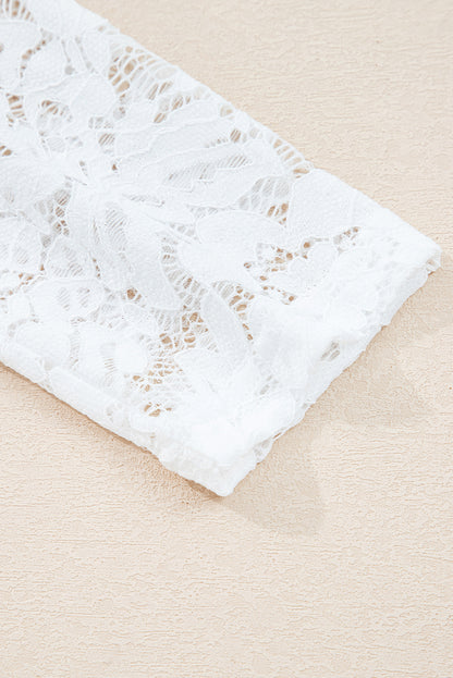 lace long sleeve tee