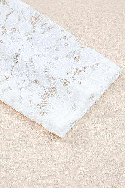 lace long sleeve tee