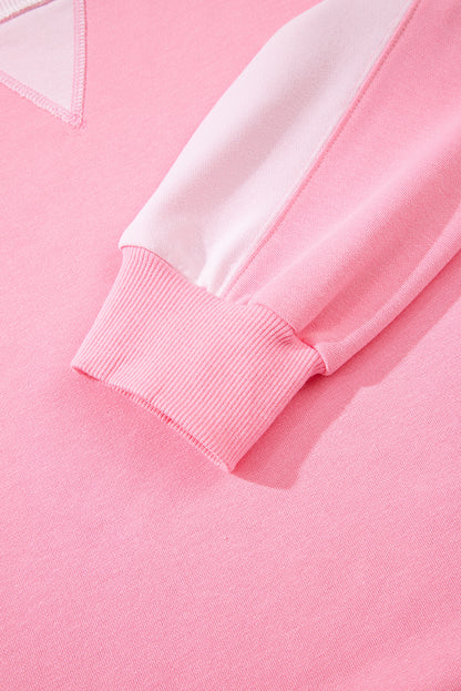 color block sweatshirt