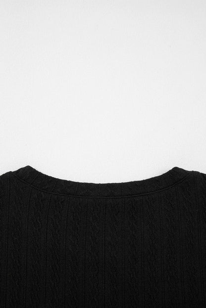 black 2pcs pant set