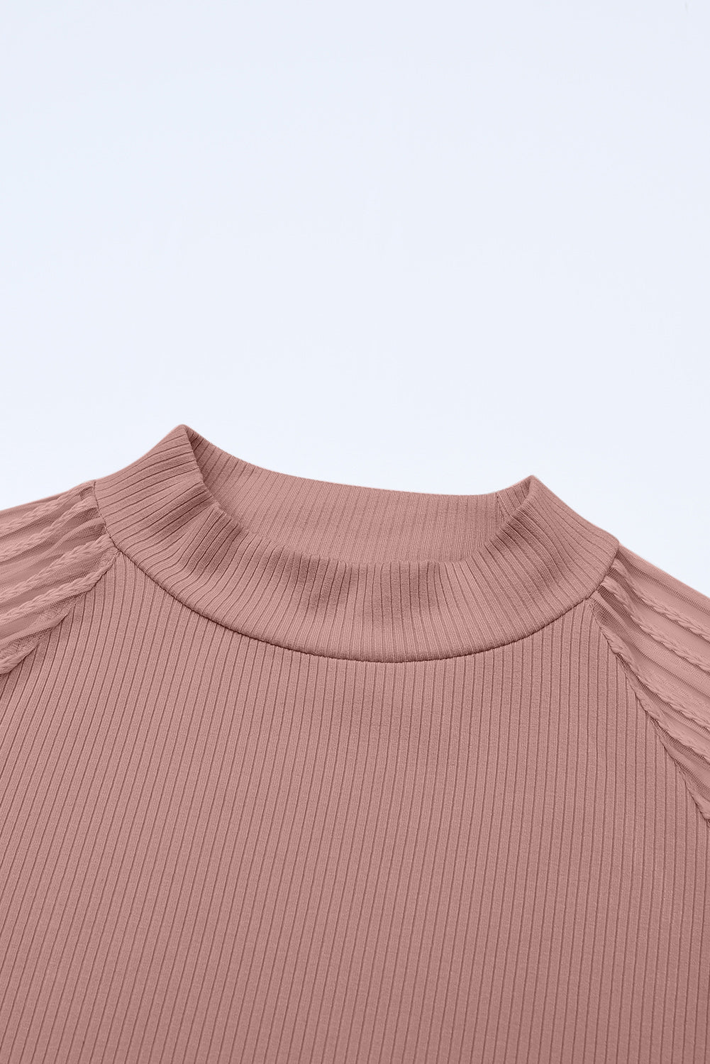ribbed long sleeve top