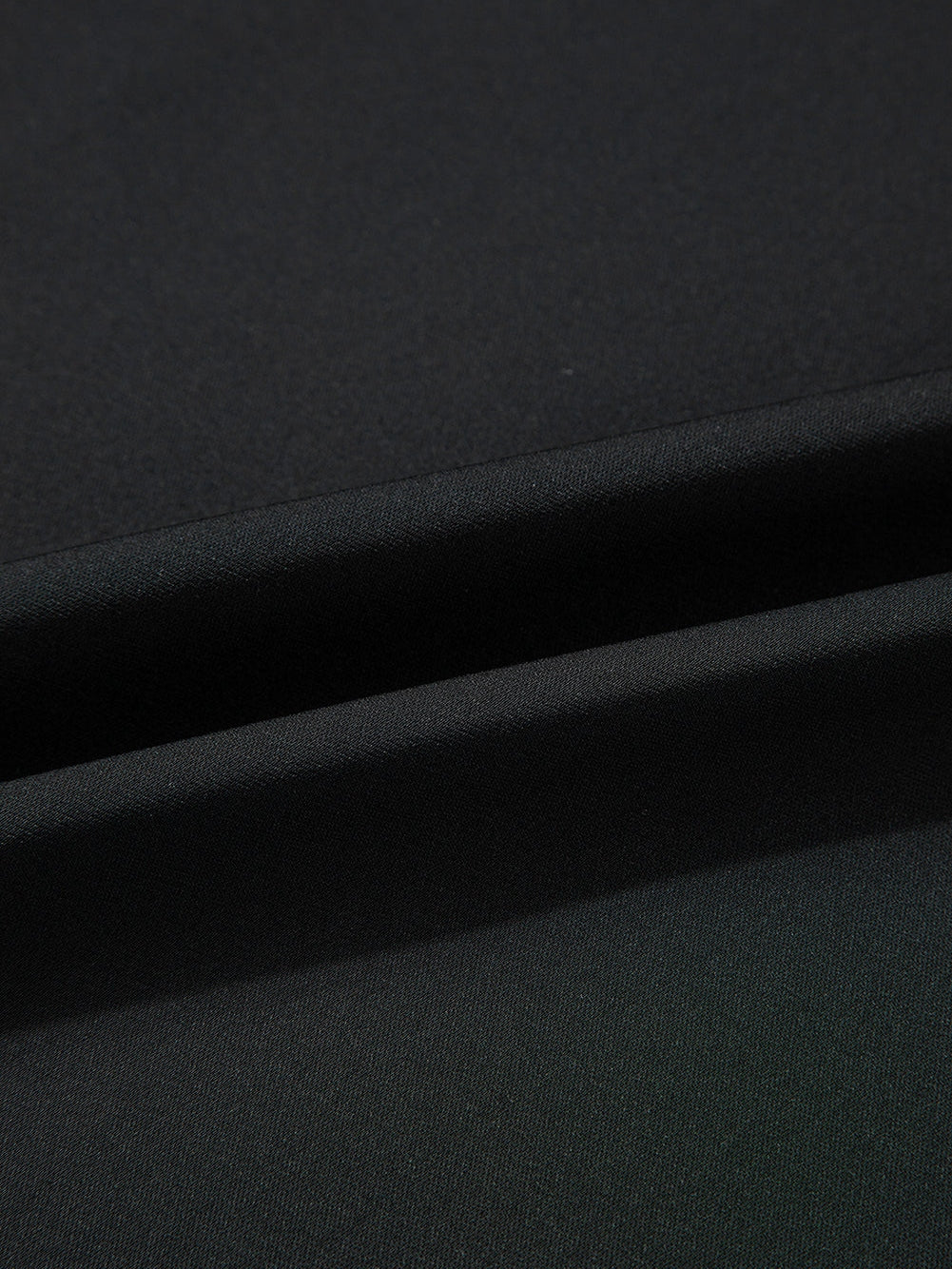 Black Plus Size Tie Cuffs V Neck Shirt Dress