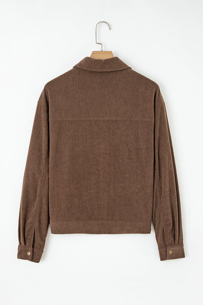 zip up corduroy jacket