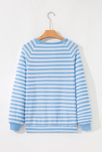 Sky Blue Stripe top