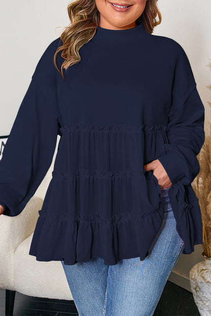 plus size long sleeve top