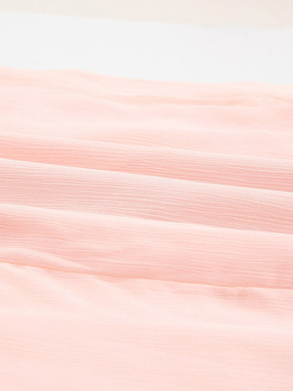 Elegant Ruffle Chiffon Tank Top