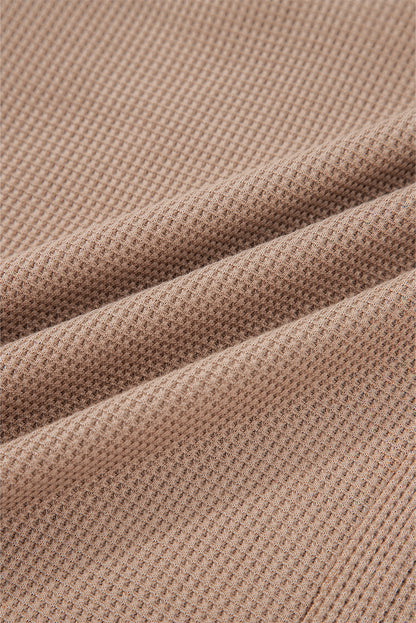 waffle long sleeve top