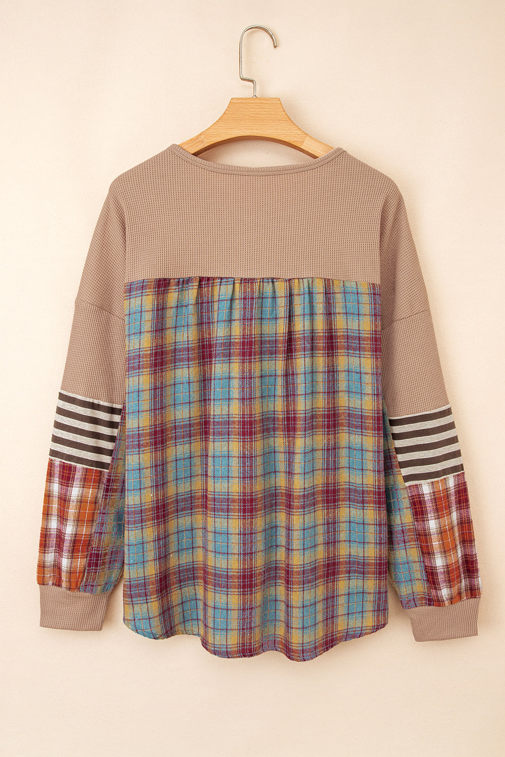 waffle long sleeve top