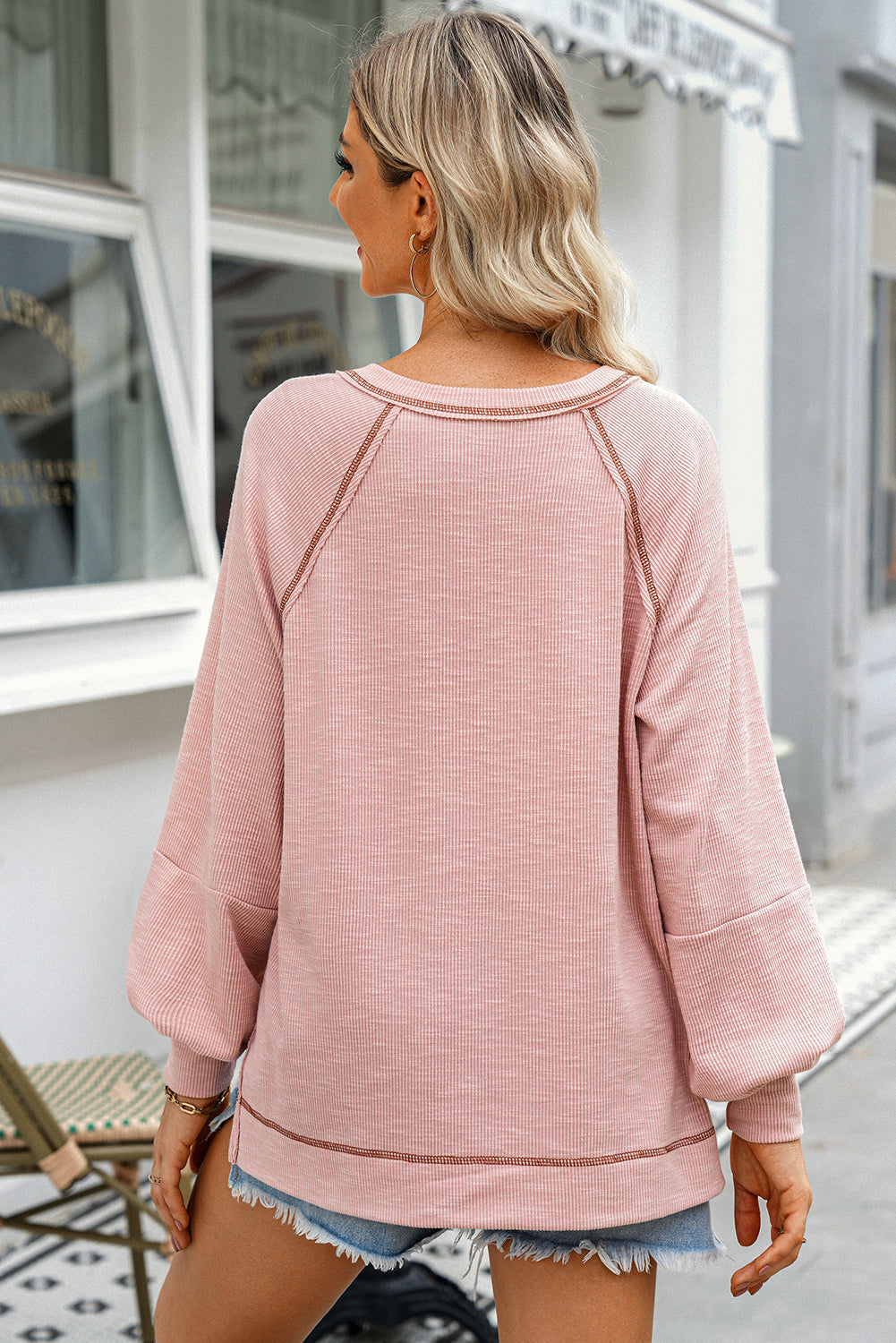 textured knit top