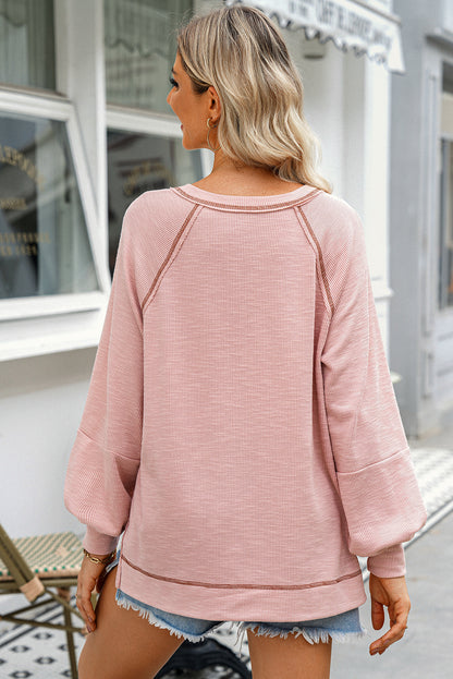 textured knit top