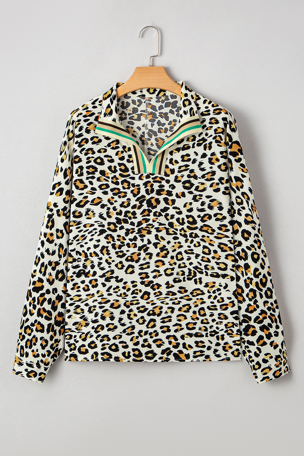 leopard blouse