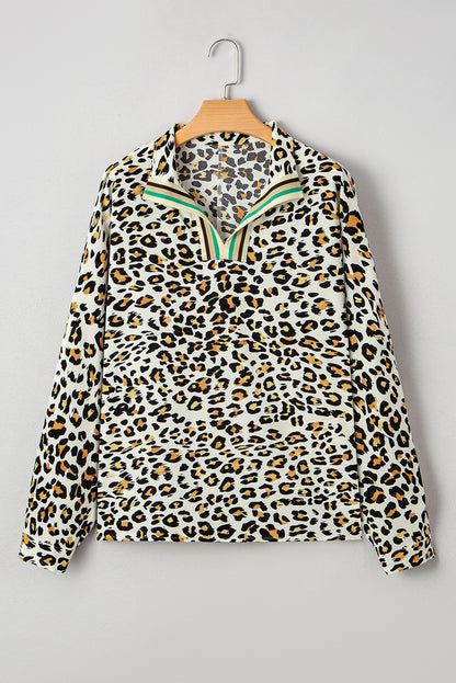 leopard blouse