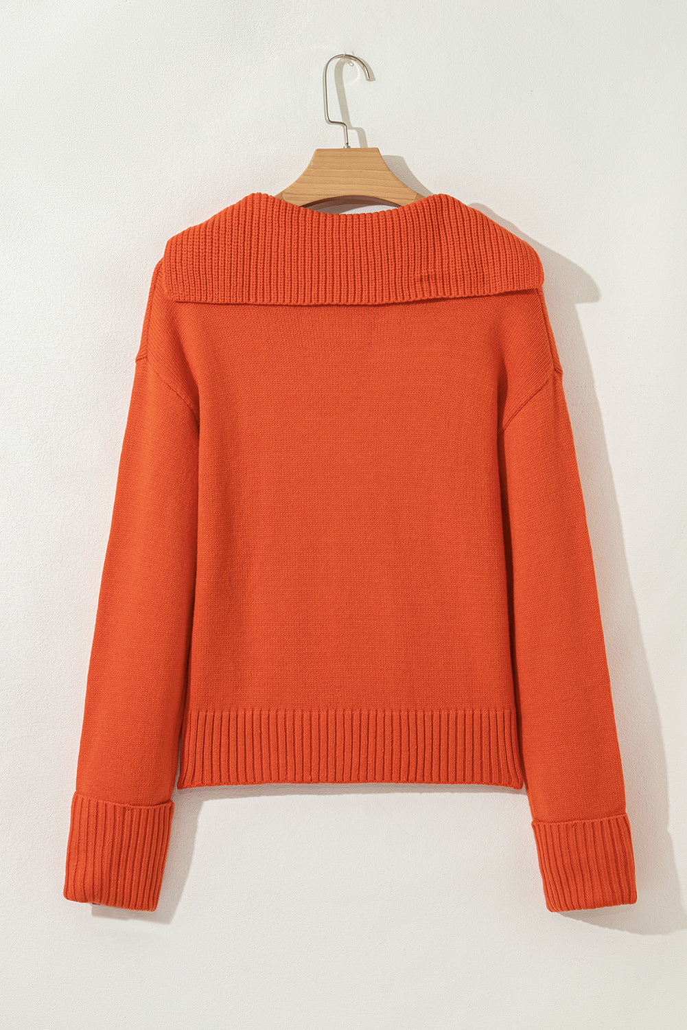 collared v neck sweater