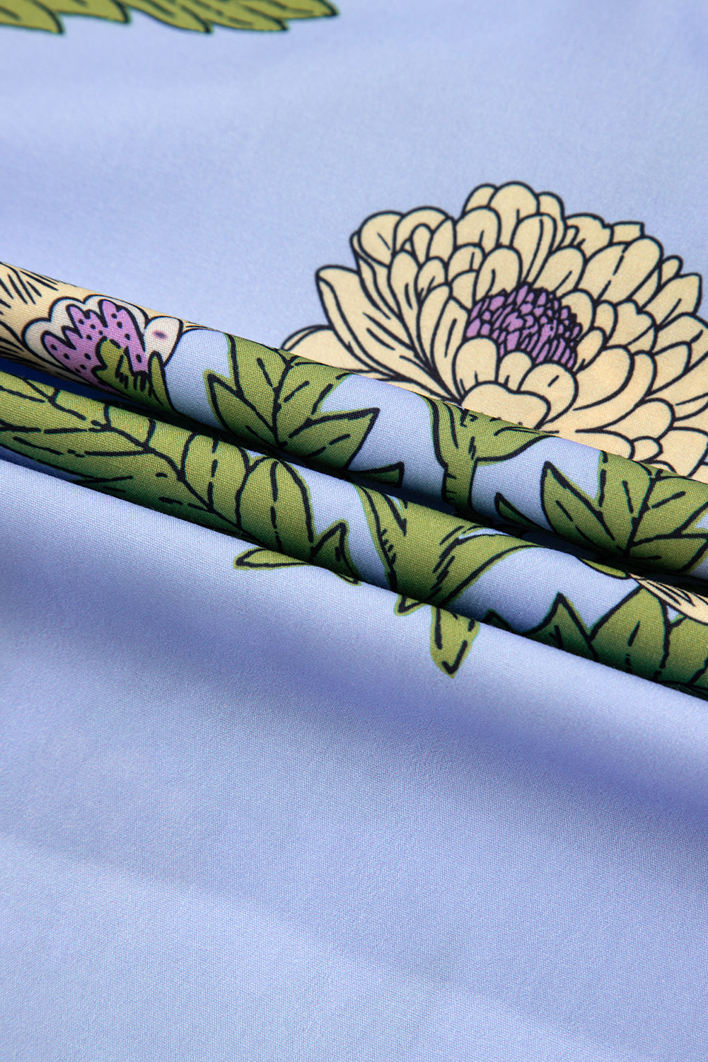 floral long sleeve blouse