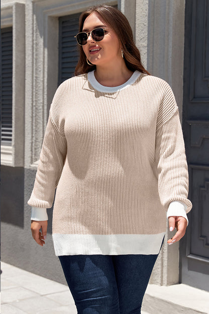 plus size casual sweater