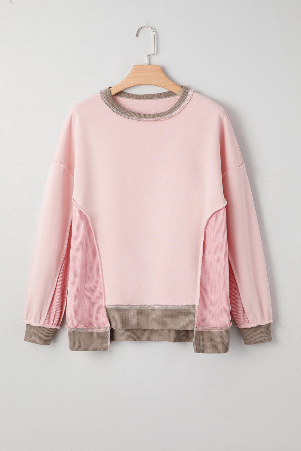 color block sweatshirt