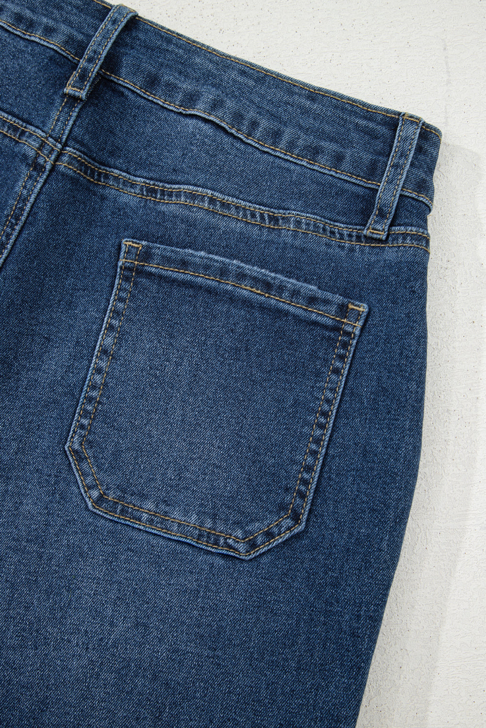 blue wide leg jeans