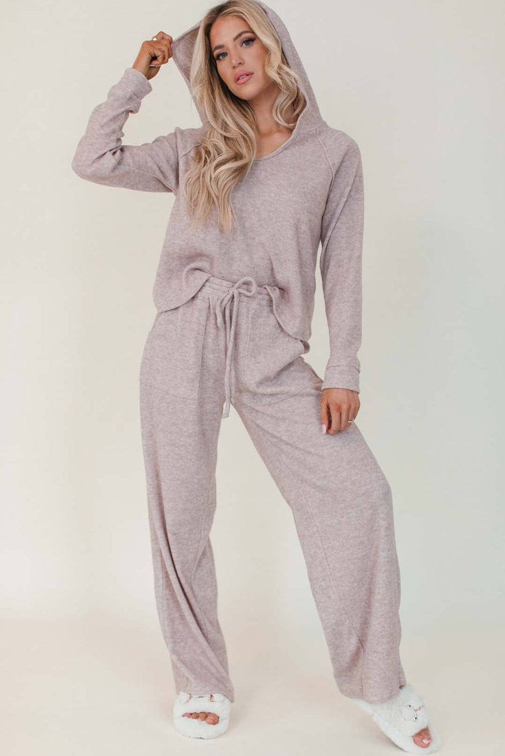 Sepia Rose  Amelia Ribbed Cozy Set Heather