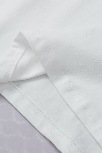 Beige Leopard Print Relaxed Drop Shoulder Top with Long Sleeves