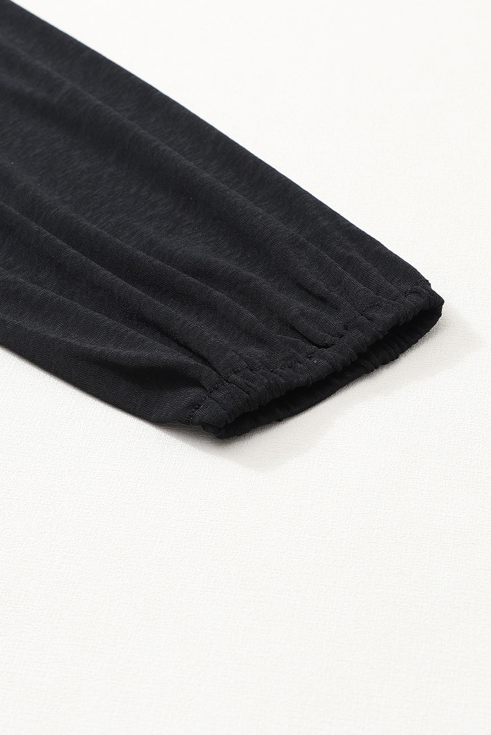 Sexy Pleated One Shoulder Solid Color Long Sleeves Mini Dress