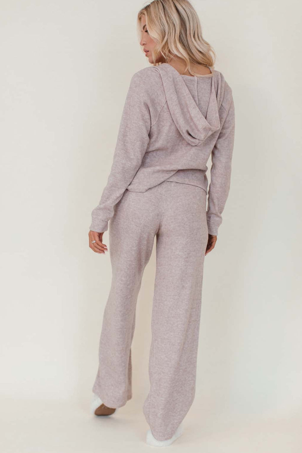 Sepia Rose  Amelia Ribbed Cozy Set Heather