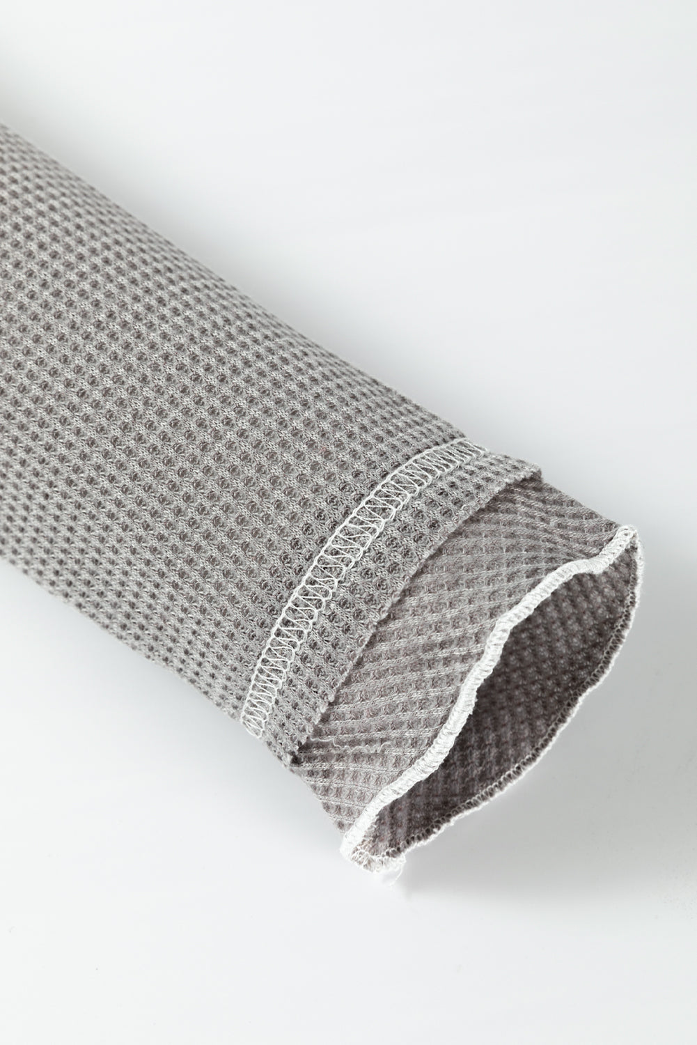 textured knit long sleeve top